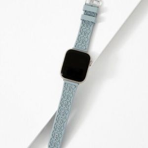 NEW Coach Apple Watch Band Blue NIB